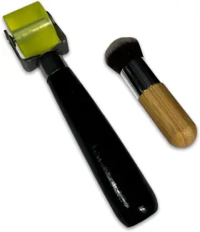 Lime Line 850035293140 Automotive Gold/silver Leafing Roller And Duster Combo