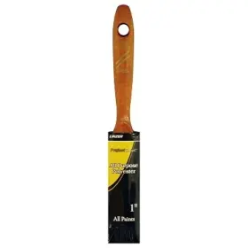 112315 Linzer Latex Paint Brush 1/2 In Thick 2-1/4 Trim Polyester Walnut Wood Handle