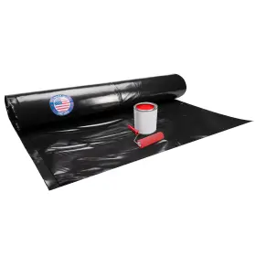 Pe-620-b &lrm Idl Packaging Construction Plastic Sheeting 6 Mil Ft 2000 Sq. Ft. - Thick