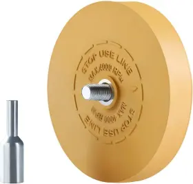 Cy-444 Luckyguard Decal Remover Eraser Wheel Removes Pinstripes Vinyl Tapes And 1 Pack Solid