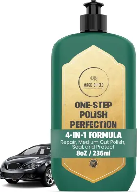 Magic Shield 766236349855 One Step Polish 4-in-1 Hybrid Repair Seal And Protect Removes