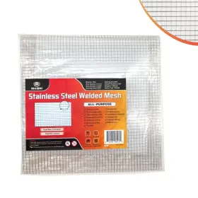 30441730601 Maishi 11.85 Inch X 23.6 Stainless Steel Welded Mesh Vent Metallic Silver