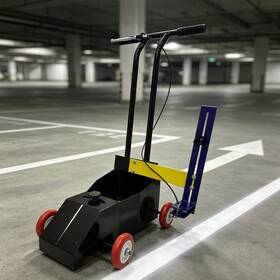 Maisutseb 024179 Paint Line Striping Machine For Parking Lots Roads Fields Adjustable Width