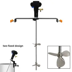 140044 Maisutseb 50 Gallon/200l Stainless Steel Pneumatic Bracket Paint Mixer Stirring Tool