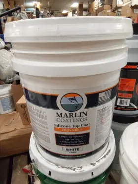 Stc-wht-5 Marliin Coating Silicone Top Coat High Solid Whiite 621zb