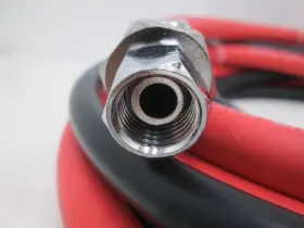 Master Elite 848849080339 12 Foot Air And Fluid Hose Assembly Set For Spray Guns Paint Pressure Pot Tanks