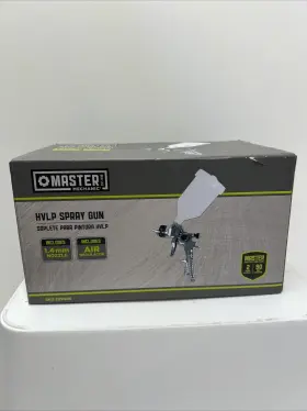 1202s1128 Master Mechanic 052088090312 Hvlp Spray Gun With Air Regulator Gravity-feed -1202s1128