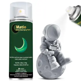 2025031102 Matio Matte Clear Coat Spray Paint 4.58oz/ 9.02 Fl Oz Pack Of 1