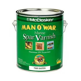 Mccloskey 0800007505007 Mccloskey/valspar Spar Varnish - # 7505 Man Oft War 1 Gallon Satin
