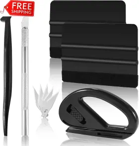 Mcykcga 744110931013 Vinyl Wrap Tools Kit 10 Pcs Professional Car Tool Window Black