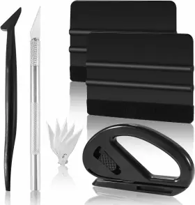 Mca-100 Mcykcga Vinyl Wrap Tools Kit 10 Pcs Professional Car Tool Black