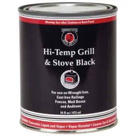 Meecos Red Devil 074197004035 Satin High Heat Grill And Black Stove Enamel 1 Pt. 403