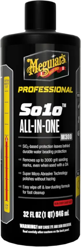M30032 Meguiars Professional So1o All-in-one M300 - Sio2-based Formula Removes