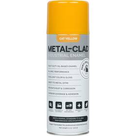 Metal-clad 3-s-4043 Metal-clad Paints For Industry 11 Fl Oz Pack Of 1 Gloss Caterpillar Yellow