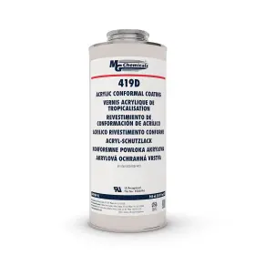 419d-1l Mg Chemicals - Clear Premium Acrylic Conformal Coating 1 Quart Metal C