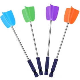 Mg-rm-0a Mght 4 Pcs Silicone Resin Mixer Paddles For Drill Epoxy Attachment Dril