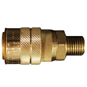 100ea Milton Industries 714bk 1/4 Inch Male Body With Drag Guard - M-style