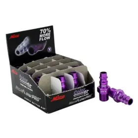 760vc-20 Milton Industries Colorfit Highflowpro Plugs V-style Purple 1/4 Inch Npt Male 20ea