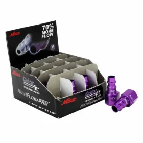 761vc-20 Milton Industries Colorfit V-style Pneumatic Plug Purple Pack Of 180 Pcs