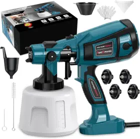 B0fjdctm41 Mirrorzone Paint Sprayer 1000w Electric Spray Gun Adjustable For Furniture Cabin