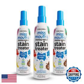 Miss Mouths B07qq3m74t Messy Eater Stain Treater Spray - 3 Pack 4oz Baby/adult Laundry