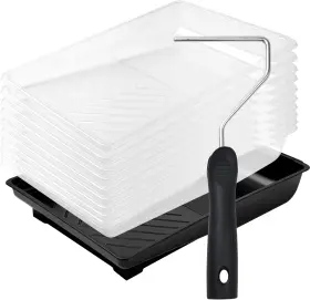 Tp20236in Mister Rui 6 Inch Paint Tray 12 Pack Plastic Roller
