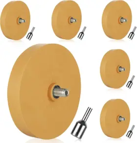 230916 Mivide 6 Pack Decal Remover Eraser Wheel Tool Kit With 3.46 Inch