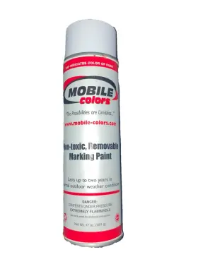 Mobile Colors 604953917806 12pack Fluorescent Orange Nontoxic Removable Marking Paint
