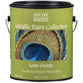 Me591 Modern Masters Me591gal 1 Gal Platinum Metallic Paint Collection Water-based Dec