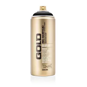 Mxg-s9000 Montana Cans Gold Shock Black Spray Paint 1 Fl Oz High Coverage Fast Drying