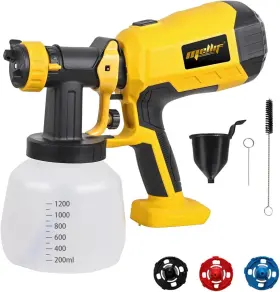 Morclin 414129835748 Nice Cordless Paint Sprayer /dewalt 20v Max Battery Handheld Hvlp Gun