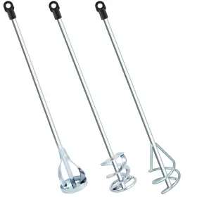 Hui-morningro-0985 Morningro Set Of 3 Paint Mixer For Drill Epoxy Resin Mud Cement Blade