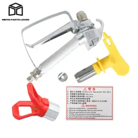 Mp73438l Moto-parts-lover Airless Paint Spray Gun With 517 Tip&tip Guard Sprayers Fast Shipping 3600psi