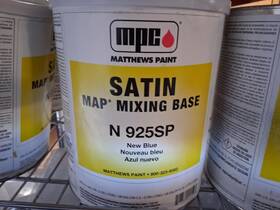 Mpc N-925sp N25sp Acrylic Polyurethane Satin New Blue Paint Steel Concrete Needs Catalyt
