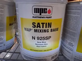 N-925sp Mpc N25sp Acrylic Polyurethane Satin New Blue Paint Steel Concrete Needs Catalyt