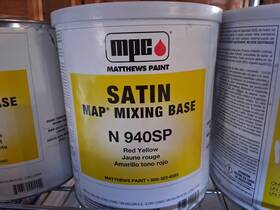 Mpc N-940sp N940sp Acrylic Polyurethane Satin Red Yell Paint Steel Concrte Needs Catalyt