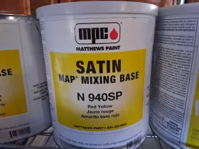 N-940sp Mpc N940sp Acrylic Polyurethane Satin Red Yell Paint Steel Concrte Needs Catalyt