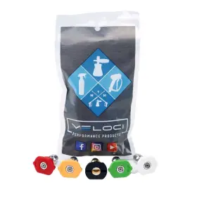 17.0178 Mtm Hydro - Veloci Qc Hydrojet Ss 4.5 Pressure Washer Jet Spray Tips 5 Pack