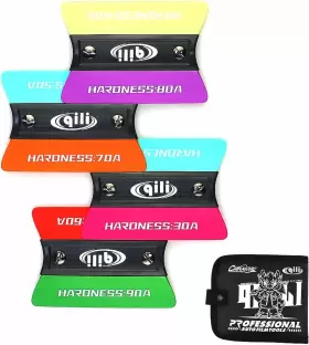 Mtnsptcr Al-squeegee-021 5pcs Magnetic Ppf Squeegee Vinyl Scraper Tool 30a-90a Multi