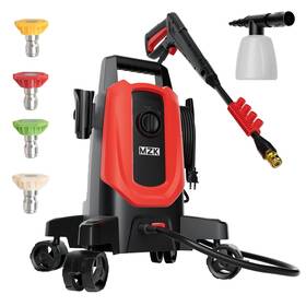 Mzk Et2501-2026 Pressure Washer Power With Anti-tipping Technology 4 Deep Red