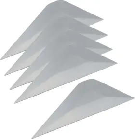 Tm-345 Nbtool 5pcs Window Tint Tool Kit - Wrap And Squeegee Triangle Card Scraper Gray