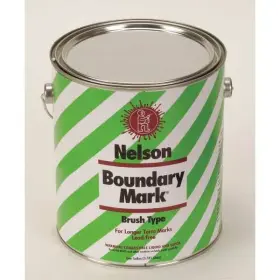 Nelson 703212898792 Paint Boundary Marking 1 Gal. White Water -based 29 5 Gl