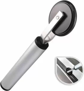 Nt091 Newishtool Single Wheel Rubber Seam Roller Car Detailing Tool Vinyl Wrap Silver Black