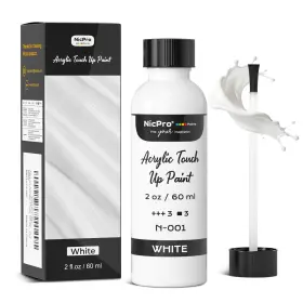 Mg1273 Nicpro Touch Up Paint Kit For Universal White Scratch Repair Professional Finish