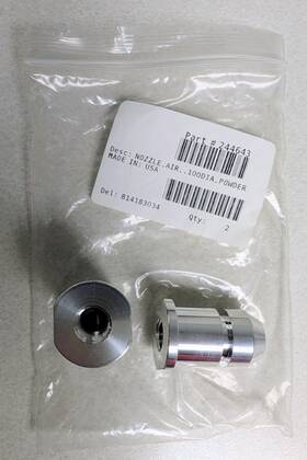 Nordson 244643 Powder Transfer Pump Air Nozzle 0.100 Inch - Qty 2 Oem Part