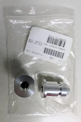 244643 Nordson Powder Transfer Pump Air Nozzle 0.100 Inch - Qty 2 Oem Part