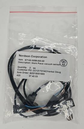 Nordson S7100-3058-000-00 New Kp10v-01-f1 Work Piece Vacuum Sensor Switch Cable