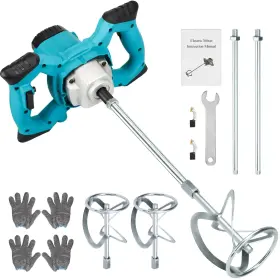 Northspoor 667619748718 Electric Handheld Cement Mixer Portable Mortar 110v Mud