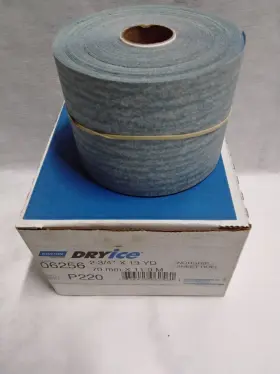 06256 Norton 6256 Dryice Norgrip 2-3/4 X 13yd. 220 Grit Sheet Roll
