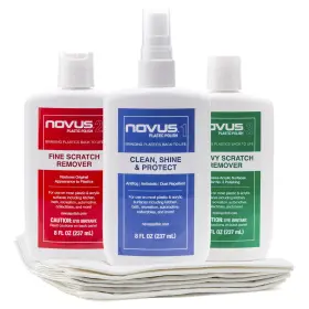 Novus-pk1-8 Novus Novus-pk1 Plastic Clean And Shine #1 Fine Scratch 8 Fl Oz Pack Of 1